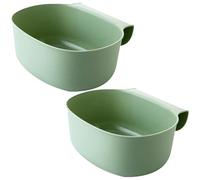 CWPFVQA Confezione da 2 Bidoni della Spazzatura Sospesi, Bidoni della Spazzatura da Cucina, Cestino Portaoggetti per Rifiuti Domestici, Mini Bidoni della Spazzatura, Accessori per La Casa