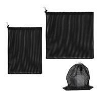 CWPFVQA Confezione da 2 Sacchetti Filtro per Pompa dell'Acqua, Sacchetti Filtro per Laghetto per Pesci, Filtro A Rete, Sacchetto Barriera per Pompa con Cordoncino