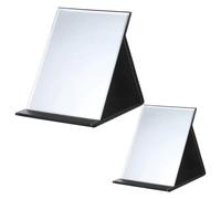 CWPFVQA Confezione da 2 Specchi Pieghevoli, Specchi Portatili, Specchi per Il Trucco, Mini Specchi Pieghevoli, Specchi Compatti, Adatti A Casa, Viaggio, Campeggio