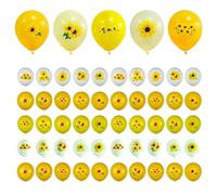 CWPFVQA Confezione da 50 Palloncini Girasole, Decorazione per Feste, Atmosfera Festosa, Adatti A Molte Scene, Sia all'Interno Che all'Esterno