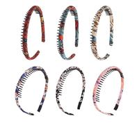 CWPFVQA Fasce Per Capelli Con Fiori, Antiscivolo, All'Uncinetto, Versatile, 1 unità, Multicolore, Tessuto, 1 set, 1 pezzo