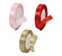 CWPFVQA Nastro da Imballaggio A 3 Rotoli, Decorazione del Nastro Regalo, Nastro in Tessuto Fatto A Mano Fai-da-Te, Nastro in Tessuto Regalo, Adatto per Confezioni di Bouquet Regalo