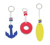 CWPFVQA Portachiavi Galleggianti Da 3 Pezzi, Portachiavi Creativi, Portachiavi Capitano, Regali Di Viaggio Estivi, Portachiavi Da Viaggio In Spiaggia