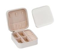 CWPFVQA Portagioie Da Donna 1 Pezzo, Portagioie In Pelle Pu, Portagioie Con Cerniera, Portagioie Da Viaggio, Portagioie Portatile, Adatto Per Anelli, Collane