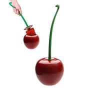 CWPFVQA Scopino per WC in Ciliegio da 1 Pezzo, Scopino per WC Originale, Set di Scopino E Supporto per WC, Set di Scopino per WC Nascosto, Scopino per WC Compatto, Scopino per WC da Bagno