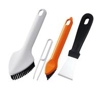 CWPFVQA Set di spazzole per la Pulizia da 3 Pezzi, Pala per la Pulizia da 1 Pezzo, Spazzola per la Pulizia 3 in 1, Adatta per la Pulizia della Cucina e del Bagno
