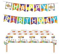 CWPFVQA Tovaglia A Tema Graffiti, 100% Plastica, Rettangolare, Multicolore, 1 Unità, Tema Graffiti E Compleanno, Decorazione Per Scena Di Festa