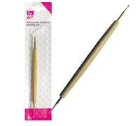 CWR - 03643 - Bulino - doppia punta in acciaio per sbalzo-embossing - 18.5cm - CWR - 67669 - Conf. da 1 Pz.