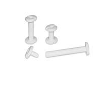 CWR - 06303 - Viti sepolte - plastica - 30 mm - bianco - CWR - conf. 20 pezzi - 64412 - Conf. da 1 Pz.