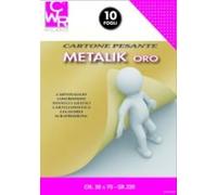 CWR CARTONCINO METALLIK ORO 10fg 320gr 23x33cm
