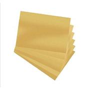 cwr CARTONCINO Pesante Satinato Oro GR.340 - Confezione 10 Fogli CM.23 X 33