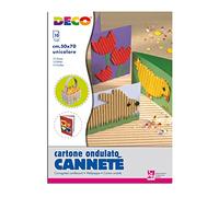 Cartoncino Colorato Ondulato Cannetè CWR - 50x70 cm - 2225/1 (Oro Metallizzato C
