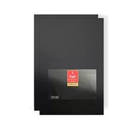 CWR Foamboard Nero, Pannelli in Schiuma Leggera 70 x 100 cm, Spessore 5 mm, Set da 2 Tavole Ideali per Scuola, Ufficio e Progetti Fai da Te