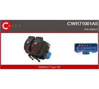 CWR71001AS Interruttore, Alzacristallo Casco