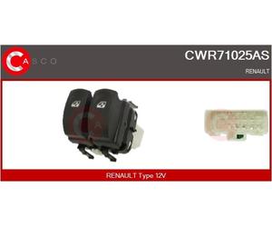 CWR71025AS Interruttore, Alzacristallo Casco