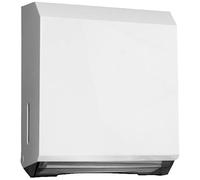 CWS 903111900 Novoclean - Dispenser di carta pieghevole tipo B201, materiale: plastica, colore: Bianco HD8201