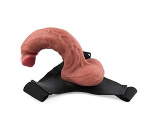 CWT 9.05 in - 23CM Reálísticò Péņé Stràpòn Ｄídò con Cínturà per Uòmò Dònna Anàlé Indòssabilé Dòppia per Séssó, Píccòlò Fîntò per Dònne còn Cínturà Fállí Indòssabíli Regòlàbilé Silicòné in Reàlé Gràndé