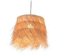 CWVYKNP Illuminazione A Sospensione Boho Tropicale Lampada A Sospensione Da Soffitto Per Portico In Stile Rustico Lampadario Grande A Incasso In Rattan E Erba Lampada A Sospensione Creativa A