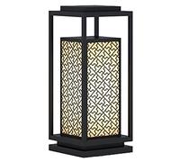 CWVYKNP Lampada A Colonna da Esterno Lampada da Piedistallo A Colonna in Stile Cinese Moderno Luci A Palo Cablate con Base per Montaggio su Molo Lampada A Colonna Impermeabile per Percorso Esterno