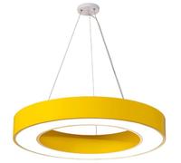 CWVYKNP Lampada A Sospensione LED Color Macaron Per Casa Contemporanea, Luce Diurna Brillante Lampada A Sospensione Ad Anello Rotondo A Risparmio Energetico Per Bancone Bar, Ristorante