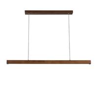CWVYKNP Lampada A Sospensione Lineare A LED In Legno Per Ufficio, Studio E Lettura Lampada A Sospensione In Noce Da 120 Cm Lampada A Sospensione In Stile Giapponese Per Caffetteria, Bar, Sala