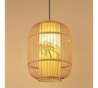 CWVYKNP Lampada A Sospensione Vintage Giapponese Con Paralume A Lanterna Lampade A Sospensione Geometriche In Bambù Per Ristoranti Lampadari Rustici Tradizionali Per Ingresso Con Paralume