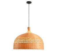 CWVYKNP Lampadario A Sospensione A Cupola In Vimini, Paralume Per Plafoniera Giapponese Da Interni, Semplice Lampadario A Sospensione Per Isola Cucina Copertura Per Lampada Da Soffitto