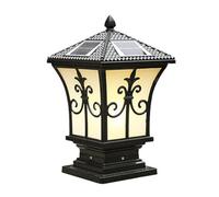 CWVYKNP Luce Europea A LED A Energia Solare Impermeabile Vintage Courtyard Pillar Light Faro A Muro per Esterni Luci Solari da Giardino per La Scala del Cortile del Patio del Palo del Ponte A Muro