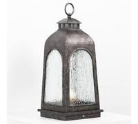 CWVYKNP Moderne Luci A Colonna In Grigio Lampione Da Giardino In Stile Fattoria, Lanterna Da Esterno In Alluminio Pressofuso Per Esterni Lampada A Colonna Per Esterni Per Recinzioni, Ponti