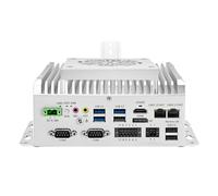 CWWK Mini PC i7 1255U, Computer Industriale Mini, 2 x COM RS232/RS485/RS422, PC Embedded Micro su Binario DIN, 2 x LAN Gigabit i210AT, SENZA RAM/SSD/SO, GPIO, NVMe, SIM, 9-36V