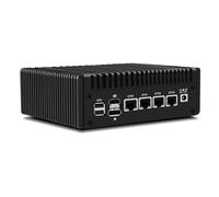 CWWK Mini PC N150 (Upgraded N100) Firewall Appliance, OPNsense Mini Computer with 4 Port i226-V 2.5GbE LAN, F4 Fanless Micro PC DDR5 16GB RAM 512GB SSD, PCIe3.0 x4, 2-Display, TF