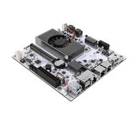 CWWK NAS Motherboard 8 Bay con 10GbE RJ45, N150 CPU Mini ITX Scheda madre Bianco M8 (N100 Upgrade), 2 x NVMe, Dual 2.5GbE LAN, M.2 WiFi, USB-C, DDR5 32GB RAM 1TB SSD, PCIe x1, TF
