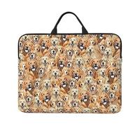 Cwyhdudoh Labrador Retriever Cani Stampa 14 pollice Portatile Della Cassa Del Computer Portatile Del Manicotto Antiurto Business Travel Notebook Cover Bag
