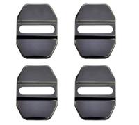 CWYLF 4 pezzi di copertura della serratura della portiera dell'auto per Mercedes-Benz EQA (H243) 2021-,decorazione dello scudo di protezione della serratura della porta Accessori di interni,Black