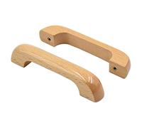 CWYP-40 6 pezzi Maniglie per Mobili da Cucina Legno Maniglia ad Arco vintage Maniglie per Porte Armadio Camera da letto camera Manico per Cassetti viti incluse (Distanza Fori:128mm)