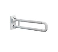 CWYP-40 Maniglione ribaltabile sicurezza Antiscivolo Maniglione di Sostegno da Bagno bracciolo pieghevole Maniglia Di Supporto Adatte A Persone Anziane Con Persone anziane,Bianco (60cm)