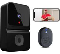 CWZYMYY Campanello video wireless WiFi con telecamera Smart Security Campanello con Cloud Storage, rilevamento del movimento, citofono domestico audio bidirezionale, batterie ricaricabili, visione