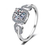 CWZZWS 0.8 Carat Moissanite S925 Silver Any Diamond Jewelry Regalo per matrimoni