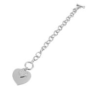 CWZZWS Accessori per ragazze 1pc Bracciale a cuore alla moda per donne Collana decorativa della catena del polso