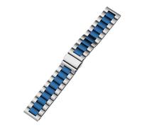 CWZZWS Banda di orologi in acciaio inossidabile Accessori per cintura di mandrino a piegatura della fibbia pieghevole universale