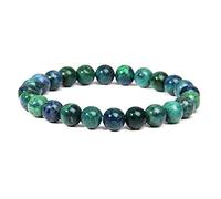 CWZZWS Bracciale con ciondoli con Perline Chakra Bracciale con Perline curative da Uomo in Pietra Naturale da 8 mm con Agata chite lapislazzuli