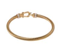 CWZZWS Bracciale da Donna Placcato in Oro 18 carati con zirconio - Bracciale Regalo di Lusso Leggero Confezione Regalo di Lusso - Accessorio di gioielleria Perfetto per