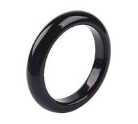 CWZZWS Bracciale di giada da donna, braccialetto di giada naturale, braccialetto di calcedy agata nera vintage, per donne, per familiari o amici, con gioielleria, 56-64 mm, 58 mm