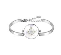 CWZZWS Bracciale Gioielli, Braccialetti da Donna, Regali per Le Sue Donne, Moglie, Mamma, Nuvole di Colore Caldo