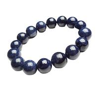 CWZZWS Bracciale in cristallo allungato in pietra in pietra naturale genuina da 14 mm