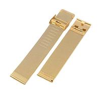 CWZZWS Bracciale in metallo universale in acciaio inossidabile cinghia d'oro 12mm 14mm 14mm 16mm 18mm 20mm 22mm 24mm