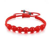 CWZZWS Bracciale in pietra naturale uomini vulcanici rocciosi per perle di tigre corniole per perle di tigre braccialetti di guarigione dei braccialetti delle donne yoga