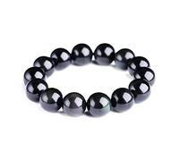 CWZZWS Bracciale per tallone rotondo da 10 mm a base di gemma di gemma arcobaleno
