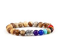 CWZZWS Braccialetti di perline da 6 mm Uomini naturale tigre tigre pietra nera onice di onice bracciale bracciale bracciale femminile di energia yoga polso