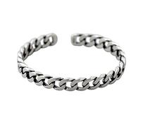 CWZZWS Braccialetto Femminile con Apertura Rotonda con Cuciture ritorte, squisiti Accessori per Feste